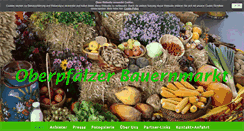 Desktop Screenshot of oberpfaelzer-bauernmarkt.de