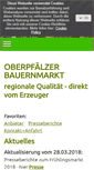 Mobile Screenshot of oberpfaelzer-bauernmarkt.de